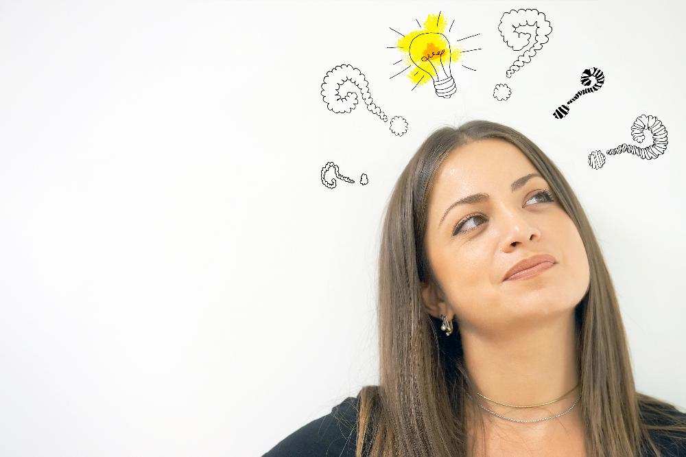 Thinking woman_Complex myopia cases_unilateral myopia with high astigmatism.jpg