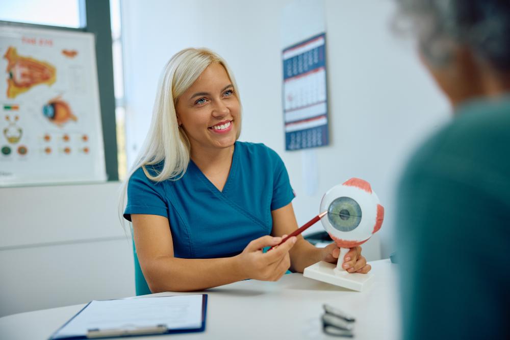 Clinician with eye anatomy model.jpg